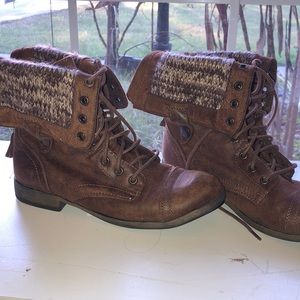 Universal Thread Brown Combat Boot